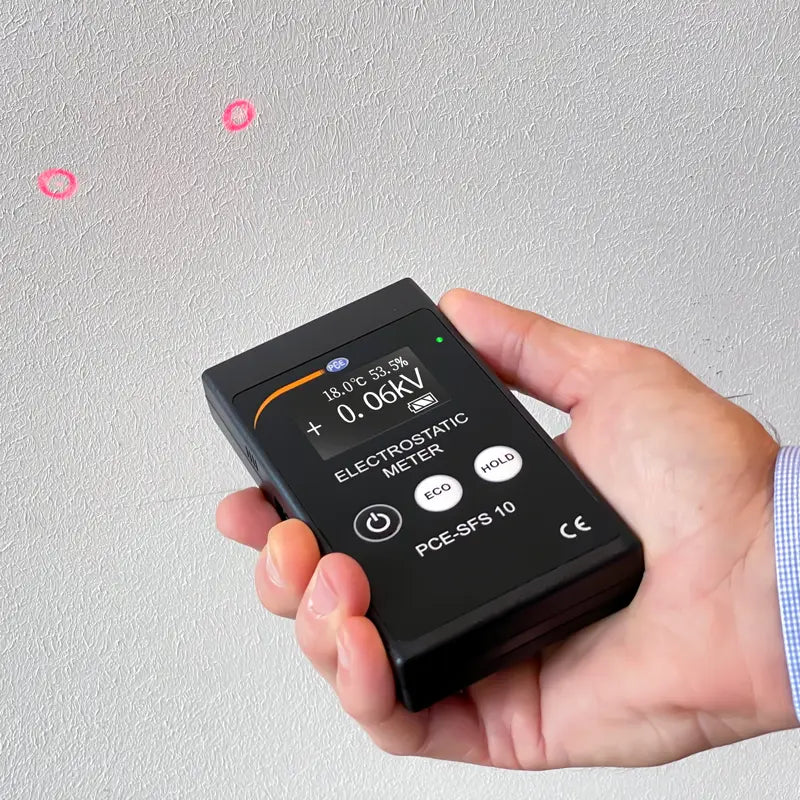 PCE-SFS 10 - ±60 kV DC Magnetometer with Lasers and Temperature/Humidity Sensor