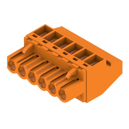 1958260000 - 5.00mm Female PCB Connector, 90° Angle for 6 Poles  (Pack of 60)