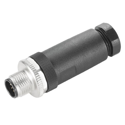 1924950000 - IP67 M12 Field Attachable Connector, Gold-Plated Contacts