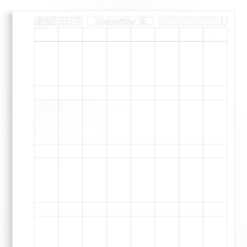 1695721044 - White Cable Markers 6.8-12mm, 23x55mm, 40 Labels per Sheet  (Pack of 10)