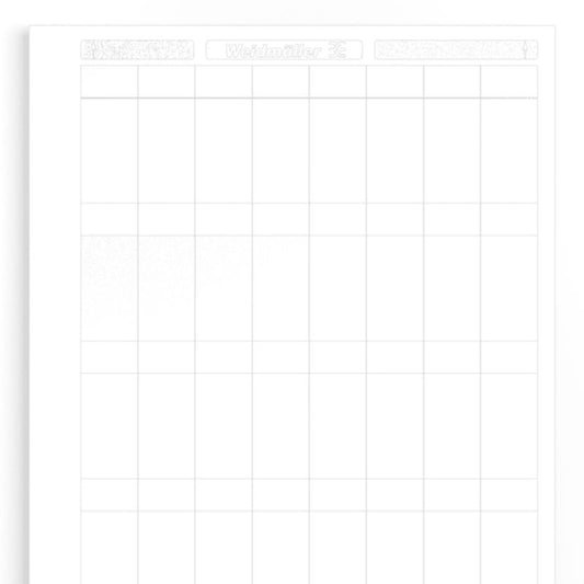 1695721044 - White Cable Markers 6.8-12mm, 23x55mm, 40 Labels per Sheet  (Pack of 10)