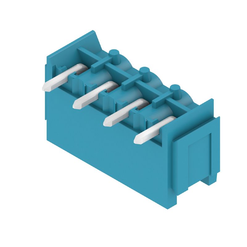 1747570000 - 5.08mm Blue Male Header Connector for PCB, 90° Angle  (Pack of 100)