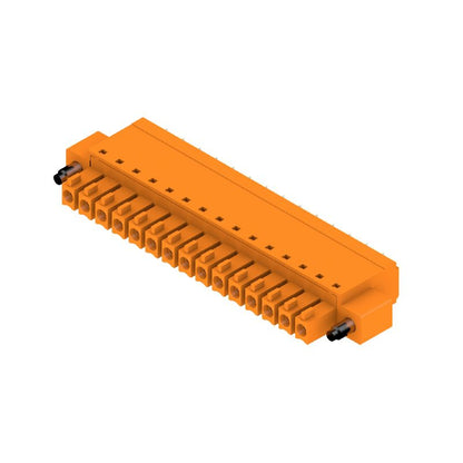 2541840000 - 3.81mm Female PCB Connector, 15 Poles, 180° Orientation  (Pack of 50)