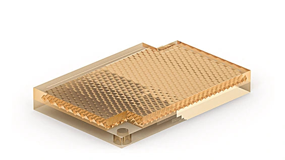 ZRAE02B01 - Durable Waterproof Reflector 60 × 41 × 8 mm with Fixing Holes