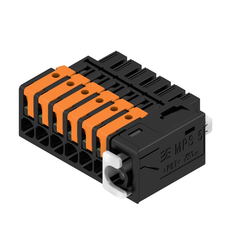 2741810000 - 5mm PCB Connector 6-Pole 180° Angle, 26.8A, RoHS Compliant  (Pack of 42)