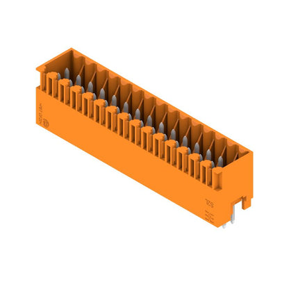 1728910000 - 30-Pole 3.5mm Orange PCB Plug-In Connector, 180° Elbow  (Pack of 30)