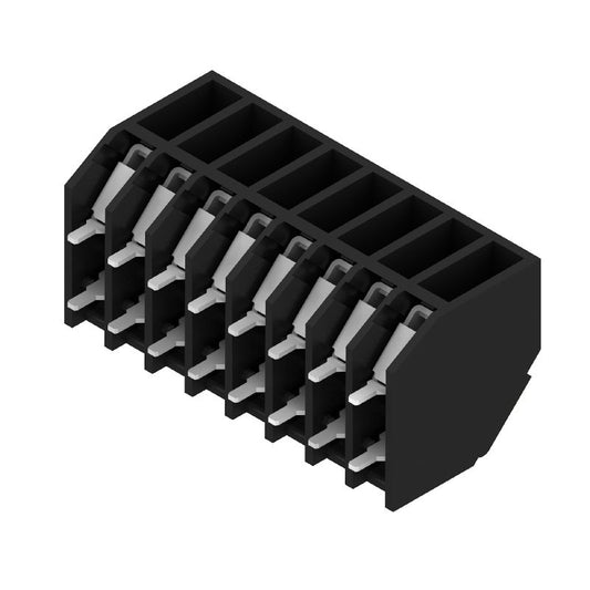 1887660000 - 3.50mm Pitch 8-Pole PCB Terminal, 135° Angle, Black  (Pack of 190)