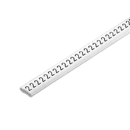 1568300005 - White PVC Cable Markers 10-317mm, 500 Pack  (Pack of 500)