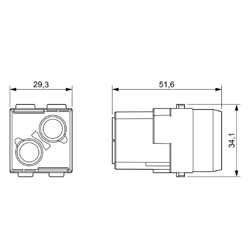 2748290000 - 1000 V Power Module, 100 A, 2-Pole with Axial Connection  (Pack of 2)