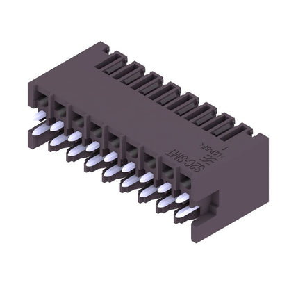 1290480000 - 3.50mm 18-Pole PCB Male Header Connector, 200V, Black Finish  (Pack of 54)