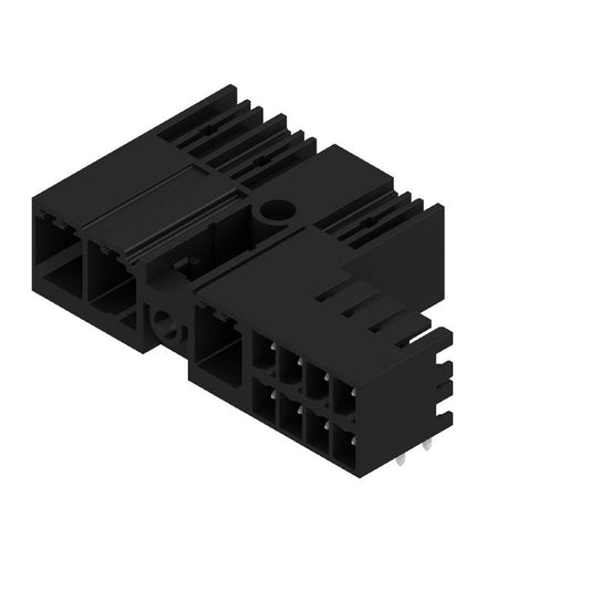 1156850000 - 7.62mm 3-Pole Male PCB Connector with THT Solder, Black Box  (Pack of 36)