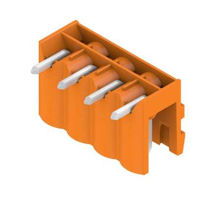 1571150000 - 5mm Male Header Connector, 4 Poles, 90-Degree Angle  (Pack of 100)