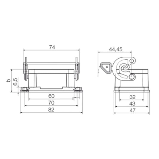 1019870000 - HDC 06B IP65 Alu O-Ring for Enclosures
