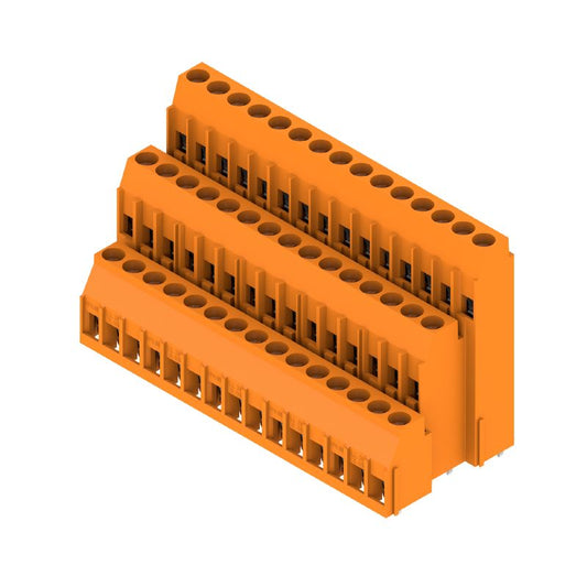 1979170000 - 5.08mm PCB Terminal Block with 45 Poles at 90° Angle  (Pack of 10)