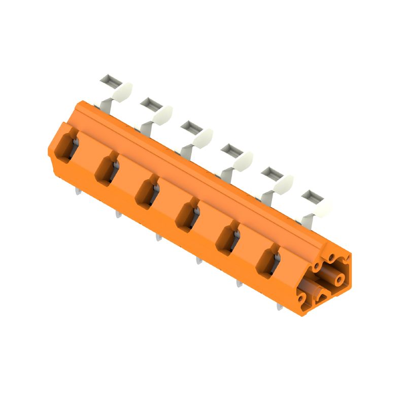 1953970000 - 10mm Pitch PCB Terminals, 6 Poles, Angled 135°  (Pack of 100)