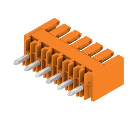1604660000 - 6-Pole 3.5mm Male Header Connector, Tinned Finish, 180° Angle  (Pack of 50)