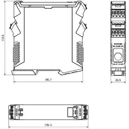 1510540000 - Current Transducer 60A, AC/DC Monitoring, Relay Output