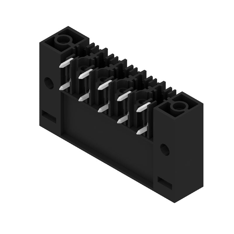 1930520000 - 7.62mm Black 5-Pole PCB Plug Connector with Flange  (Pack of 30)