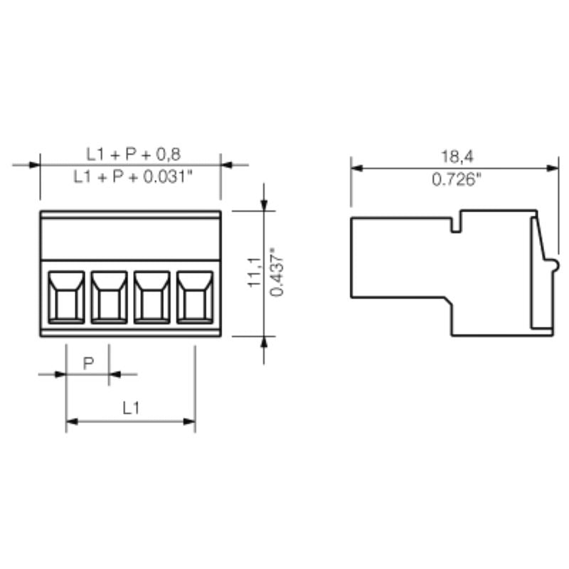 1969670000 - 3.81mm 12-Pole PCB Male Plug Connector, RoHS & UL Certified  (Pack of 50)