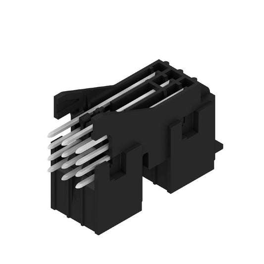 1357800000 - 3.50mm 12-Pole PCB Connector, 90° Angle, Tinned Black  (Pack of 50)