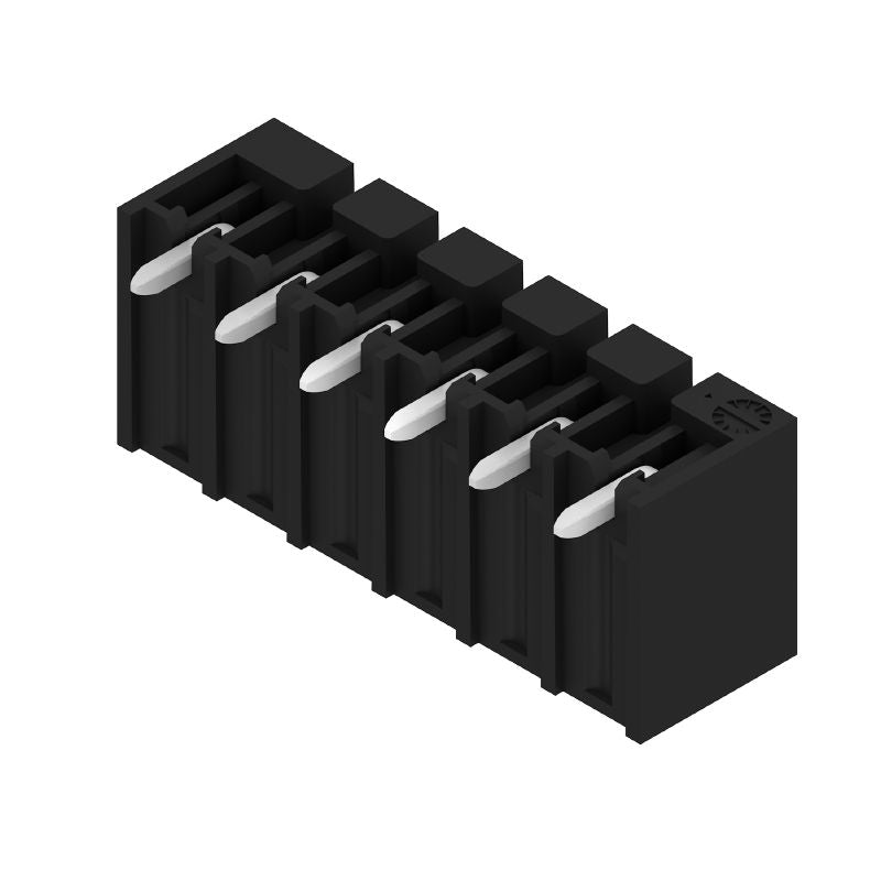 1863180000 - 3.81mm Pitch Black PCB Connector, 6 Poles, THT Solder  (Pack of 400)