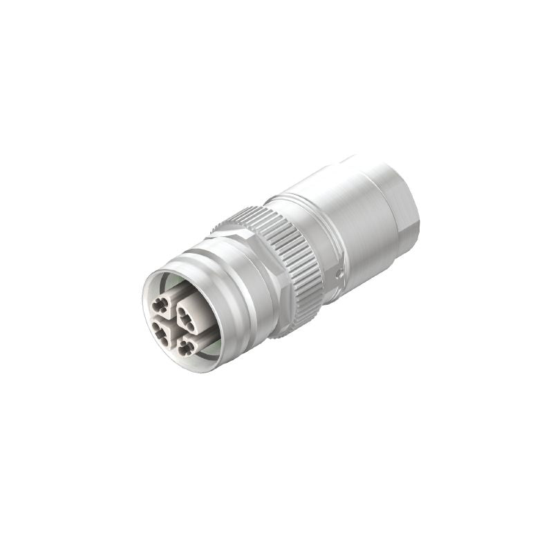 2672440000 - IP67 Customizable Gold-Plated Plug-In Connector with 9mm Cable Diameter