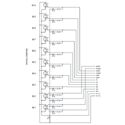 1529470000 - 5m Fixed Cable with LED Indicators, RoHS Compliant