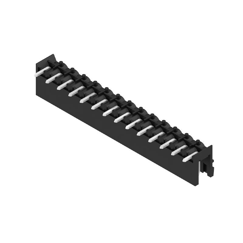 1155180000 - 14-Pole 5.08mm PCB Connector, 90° Elbow, Black Solder Pins  (Pack of 50)