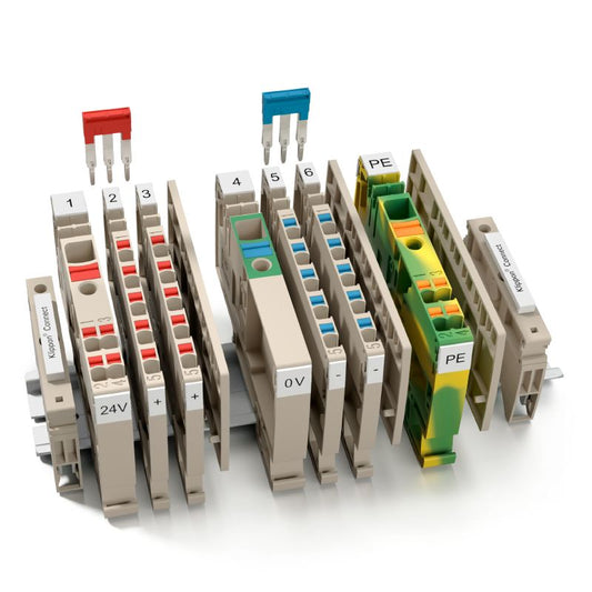 2683460000 - 2.5mm² Modular Terminal, Dark Beige, Push In Technology  (Pack of 50)