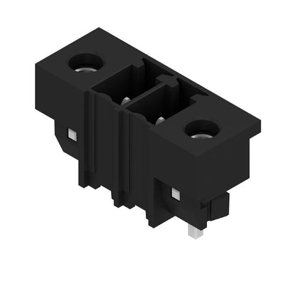1864070000 - 3.81mm Male PCB Connector, 180° Elbow, Black Box  (Pack of 50)
