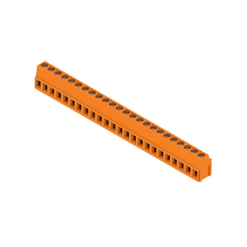 9994330000 - 24-Pole Orange Terminal Block with 90° Connection, 3.5mm Pins  (Pack of 12)