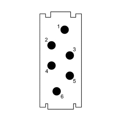 2748420000 - 500V Signal Module with 6 Poles and PUSH IN Connection