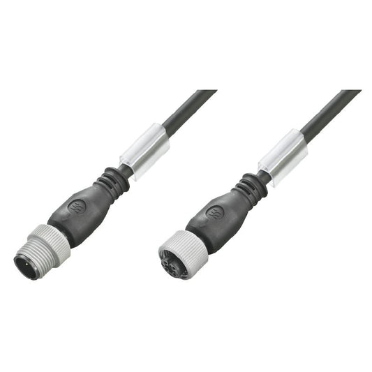 1108851000 - 10m Unshielded M12 Connection Cable, 5 Poles, Straight Ends