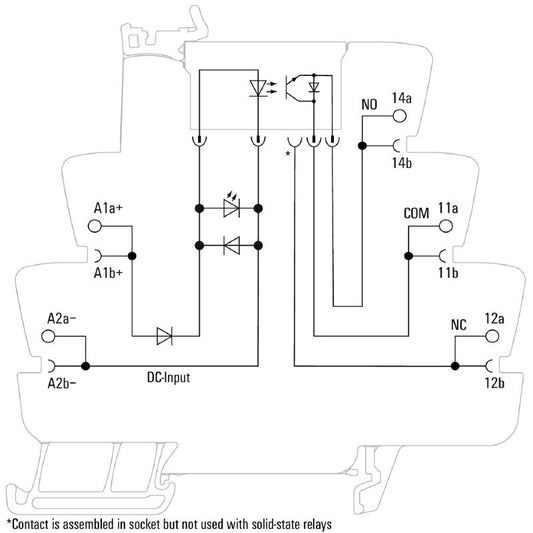 2618620000 - Solid-State Relay 230V AC to 48V DC, 0.1A, PUSH IN Connection  (Pack of 10)