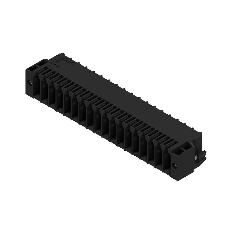 1290020000 - 36-Pole Black PCB Male Header, 1.5mm Pin, 90° Angle  (Pack of 24)