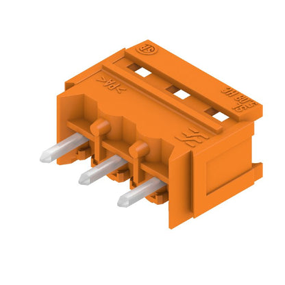 2496200000 - 5.08mm Orange PCB Connector, 3-Pole with Elbow Design  (Pack of 100)