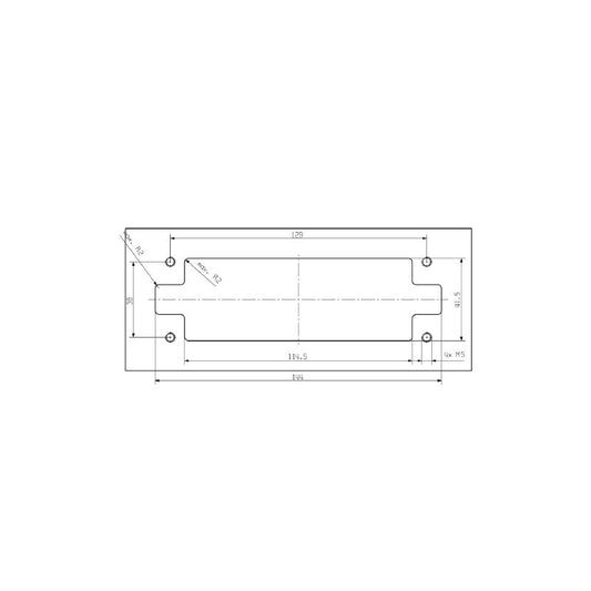 2708520000 - Floating Design HDC MDF 24B, 146mm x 55mm x 44.5mm