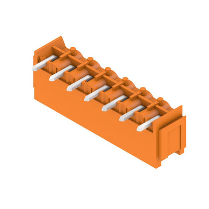 1148200000 - 5.08mm 7-Pole Male PCB Connector, 90° Angle, Orange  (Pack of 50)
