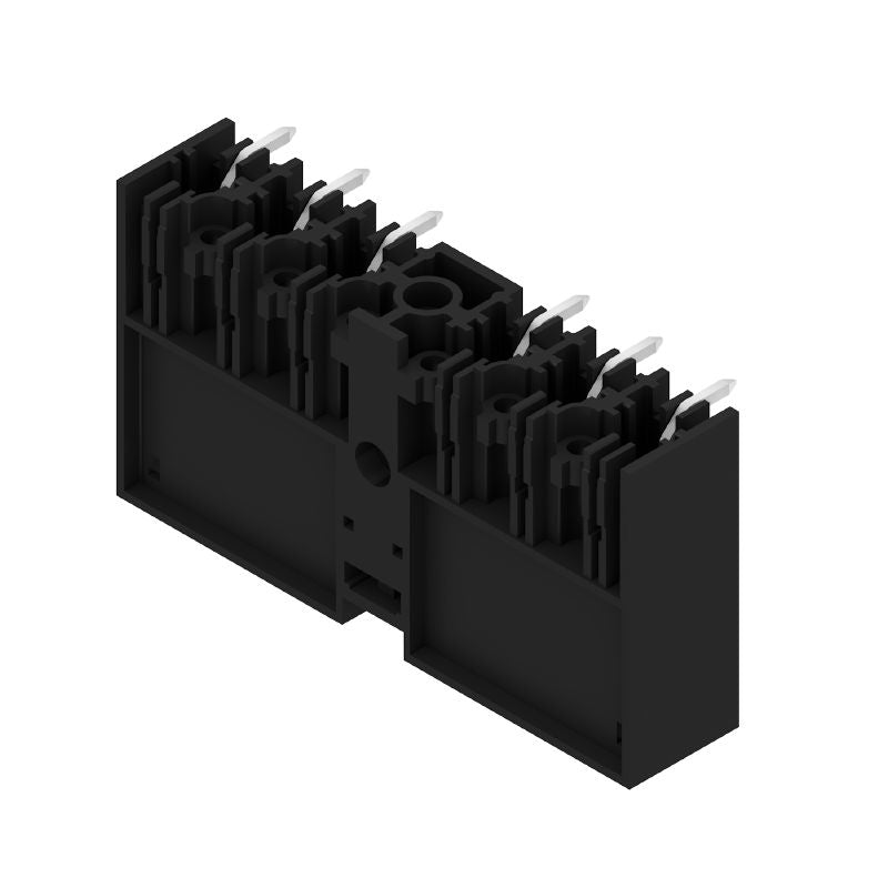 1048750000 - 6-Pole 7.62mm PCB Connector with 270° Elbow, Black  (Pack of 30)