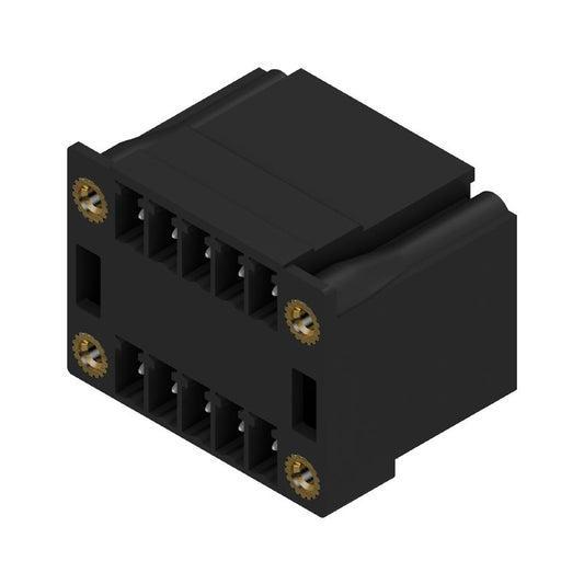 1974210000 - 10-Pole 3.81mm THT Male Connector in Black Enclosure  (Pack of 50)