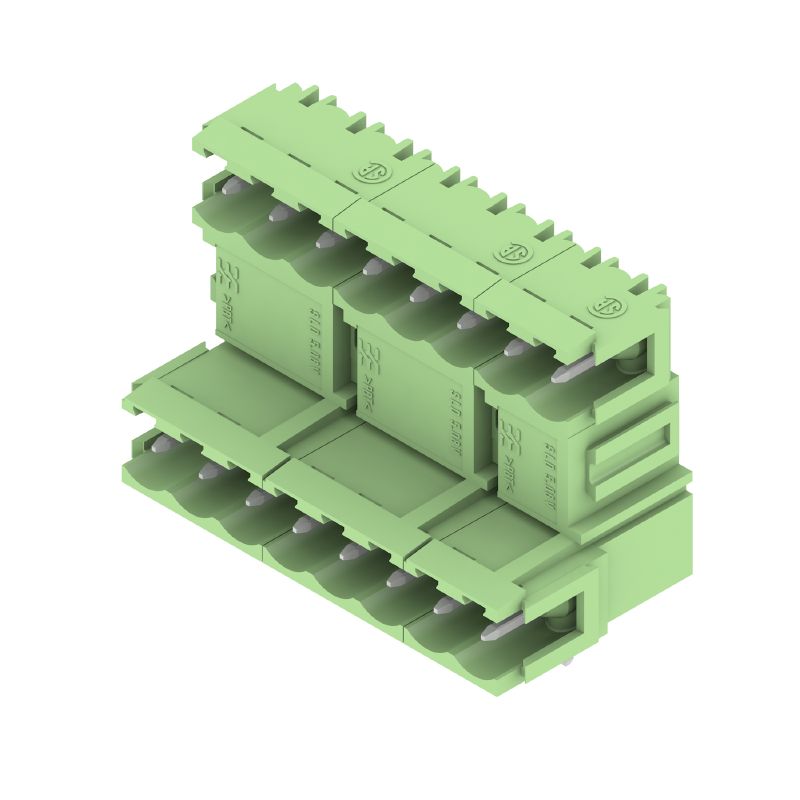 1013960000 - 16-Pole 5.08mm Male Header Connector with Dovetails  (Pack of 20)