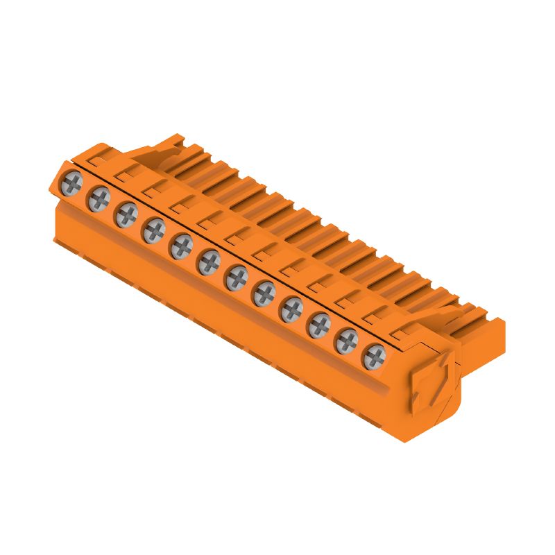 1945850000 - 5.08mm 12-Pole PCB Female Plug Connector with Clamping Range  (Pack of 24)