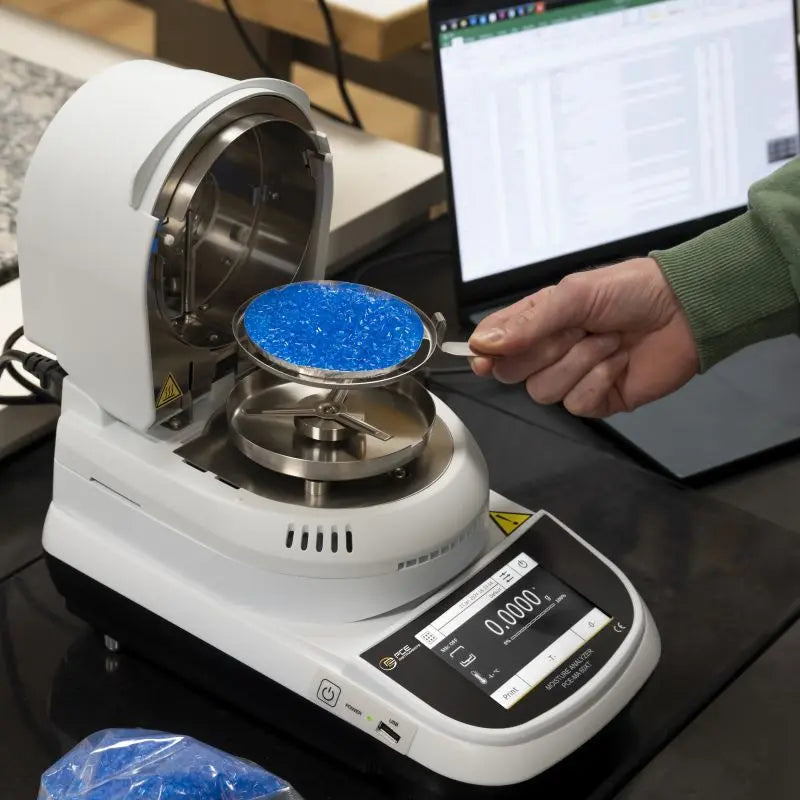 PCE-MA 60XT - 60g Precision Balance with 5" Display & Humidity Measurement