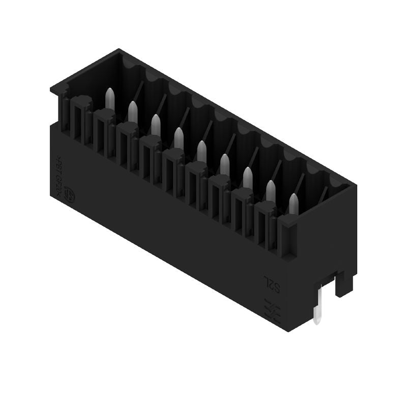 1729020000 - 20-Pole 3.5mm THT Male PCB Connector, 180° Angle, Black  (Pack of 48)