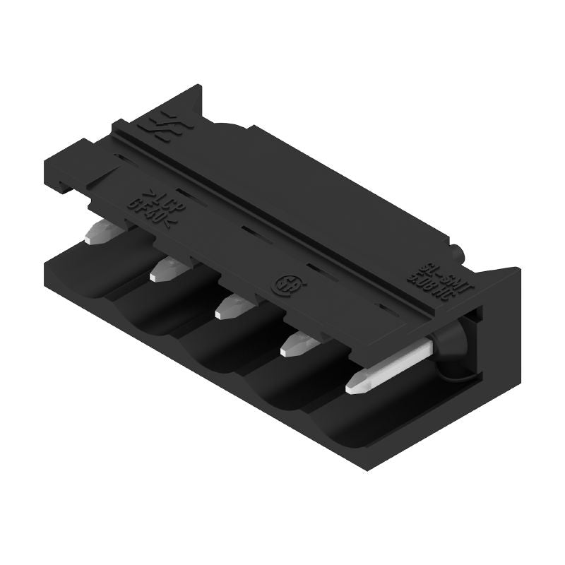 1774792001 - 5-Pole 90° PCB Connector with Solder Pins, Black  (Pack of 50)