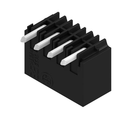 1719990000 - 90° Male PCB Connector, 4 Poles, 3.50mm Pitch, Tinned Black  (Pack of 120)