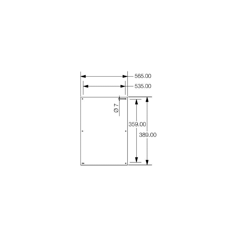 1194020000 - Durable Galvanized Steel Terminal Box 565mm High