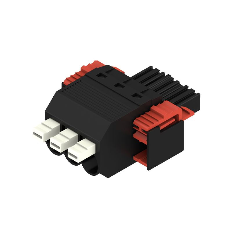 2549340000 - 7.62mm 3-Pole Female Plug Connector with Push-In Mechanism  (Pack of 48)