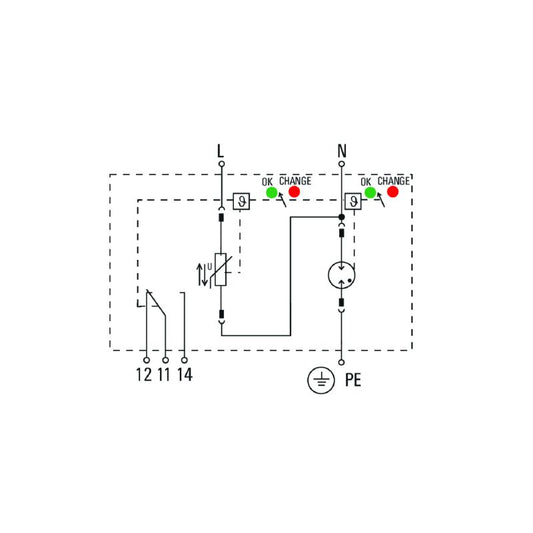 2730660000 - Compact Surge Arrester for Single-Phase Low Voltage Systems