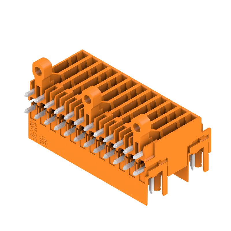 1633450000 - 24-Pole 3.50mm Orange PCB Connector with THT Solder Pins  (Pack of 10)
